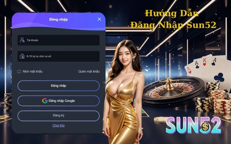Hướng Dẫn Đăng Nhập Sun52